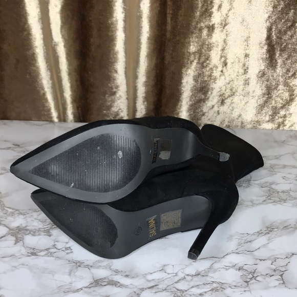 Black zip up pumps size 10 - Picture 6 of 7